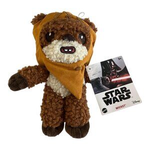 Star Wars Wicket Ewok Plush – Mattel Disney – With Tags – 2021